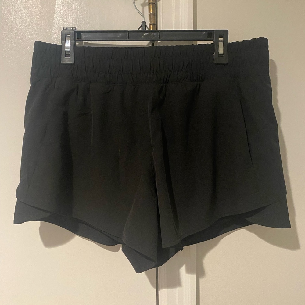 Avia Women’s Running Shorts with Bike Liner, 4” Inseam